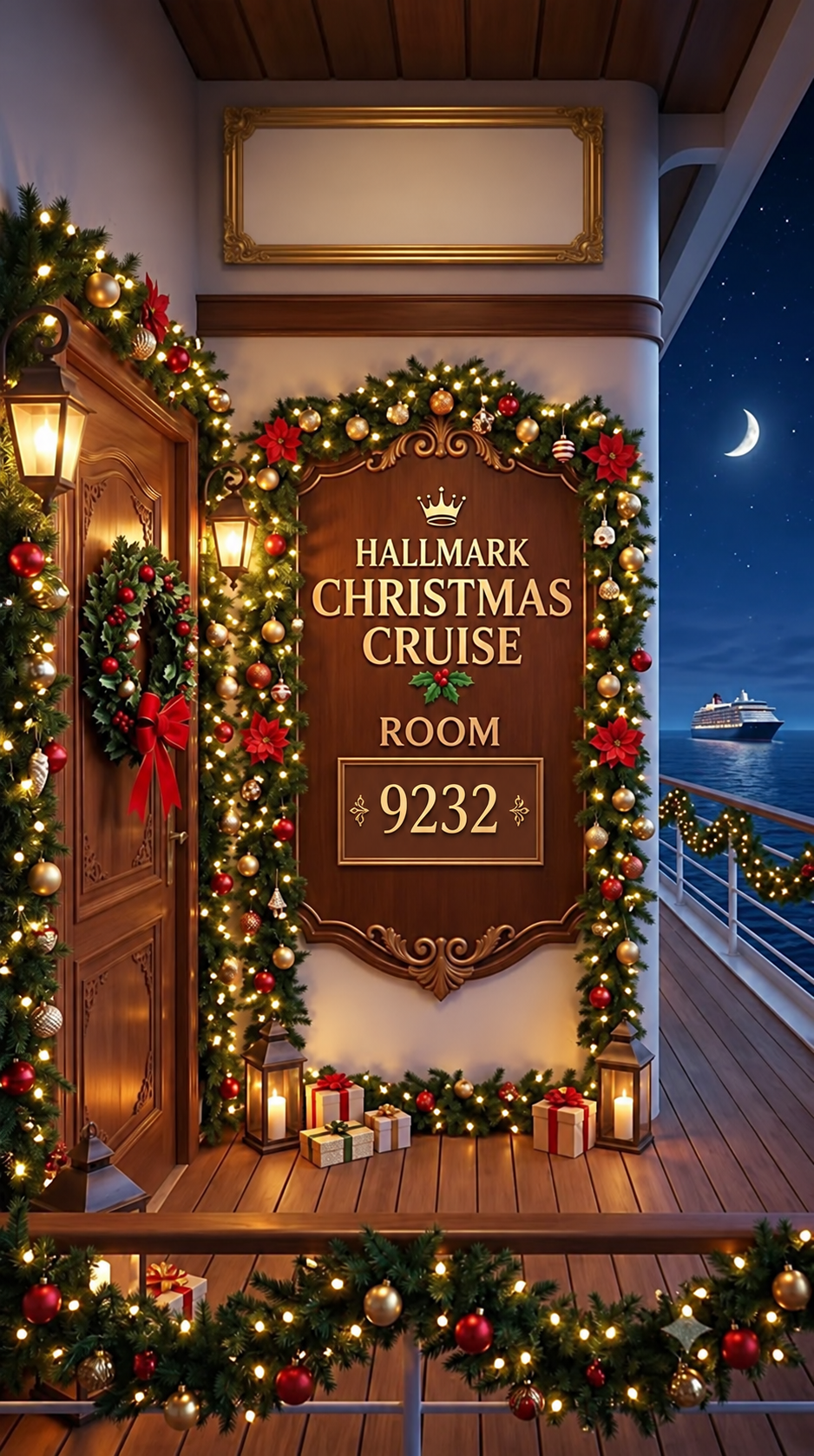Hallmark Christmas Cruise Room 9232